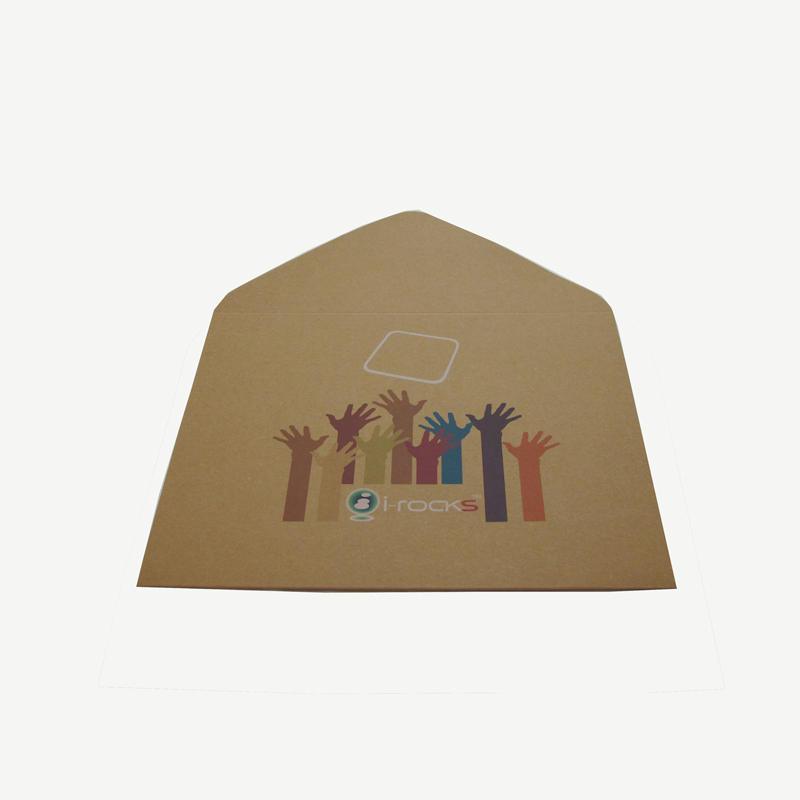 Fashion Logo printing High Quality Bio-friendly Paper Envelopes Wholesale Western Style Envelope