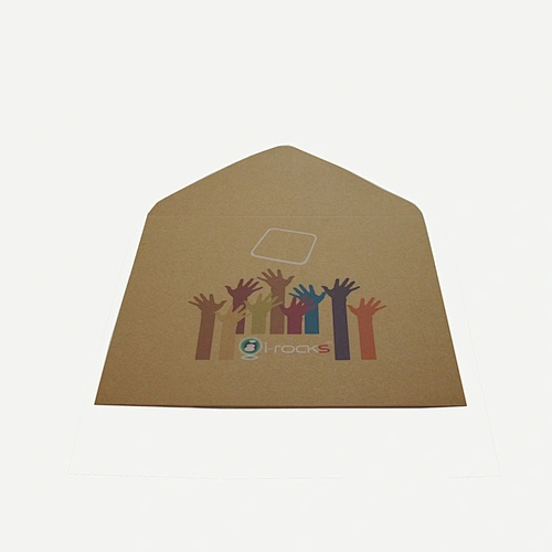 Fashion Logo printing High Quality Bio-friendly Paper Envelopes Wholesale Western Style Envelope